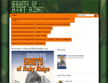 Tablet Screenshot of ghostsofrubyridge.com